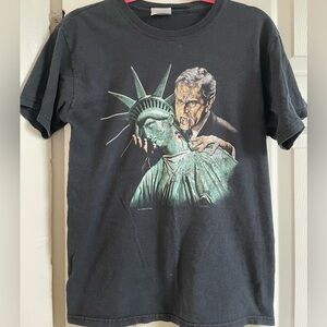 funny gwbush vampire graphic tee